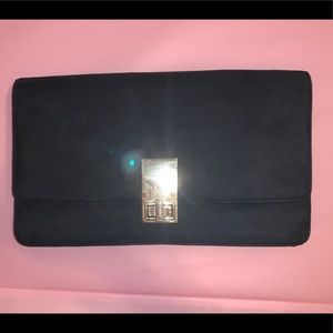 Express Black Clutch